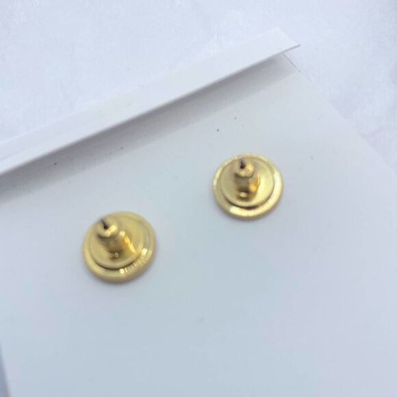 New Tory Burch Roxanne Gold,Pink Crystal Heart Earirng - Picture 7 of 9